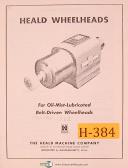 Heald-Heald Instruction Parts Service Style 50 Cylinder Grinding Manual-#50-No. 50-Style 50-04